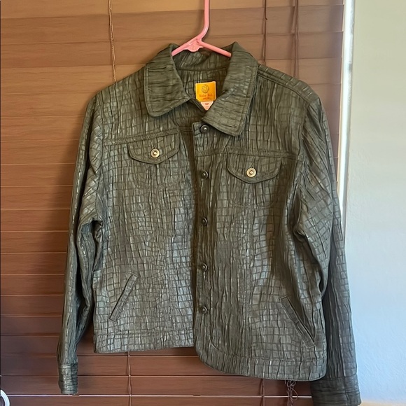 Ruby Rd. Jackets & Blazers - Ruby Rd. Olive Textured Jacket